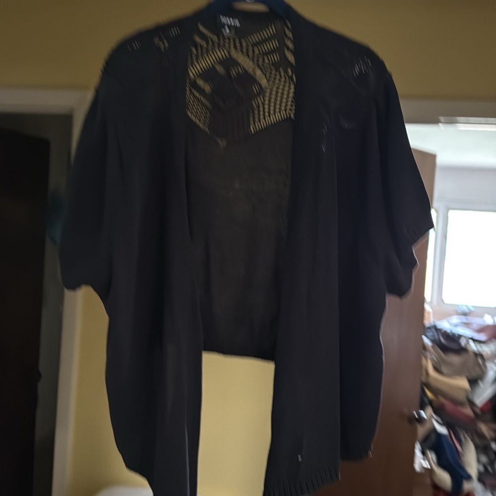 Torrid Black Textured Shrug